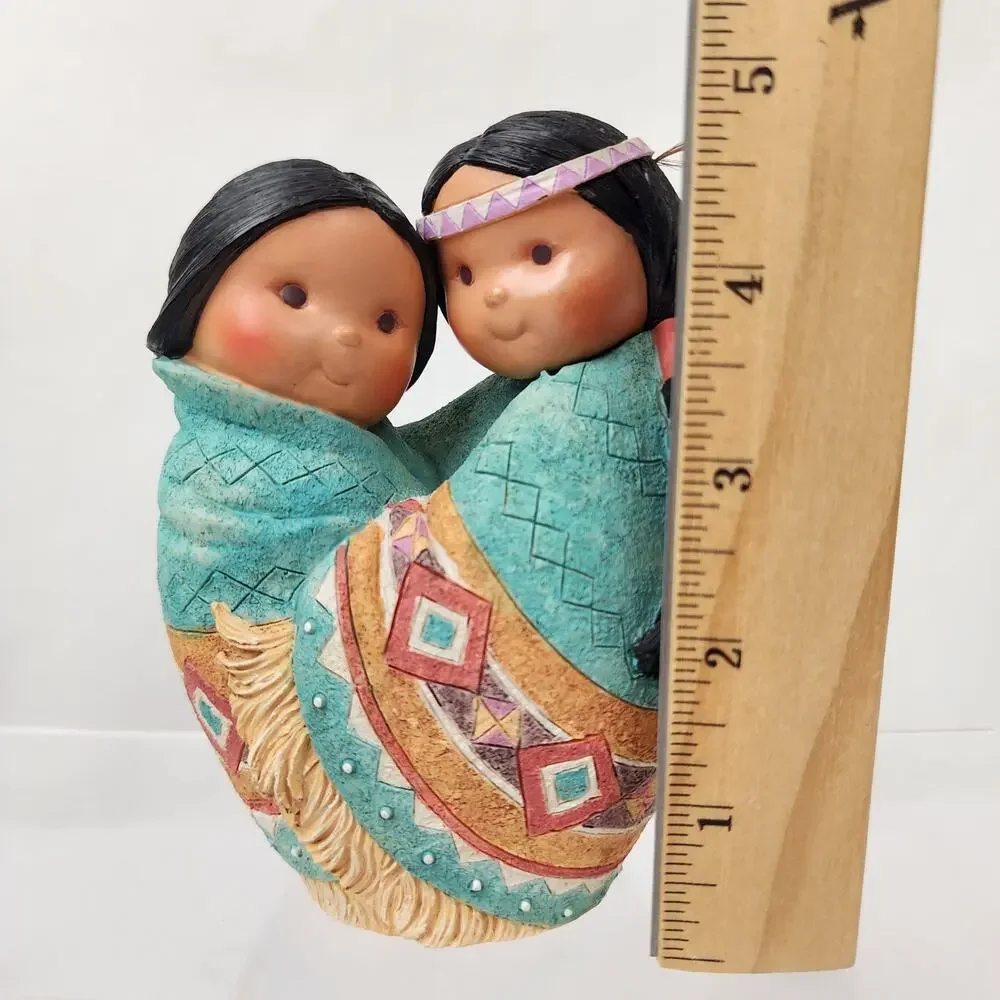Friends Of The Feather 'Love For Many Moons' Couple Embracing Heart Shape 5